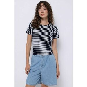 Tricou slim-fit cu dungi imagine