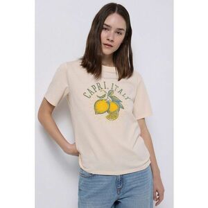 Tricou de bumbac cu imprimeu imagine