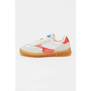 Pantofi sport low-cut wedge cu garnituri din piele intoarsa imagine