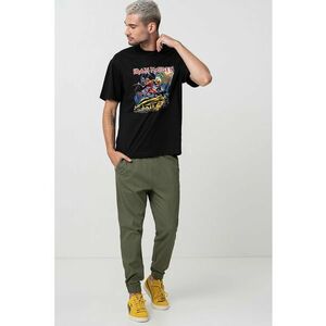 Tricou din bumbac organic cu imprimeu Iron Maiden imagine