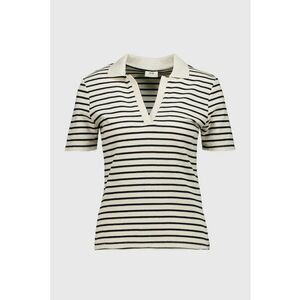 Tricou polo cu model in dungi imagine