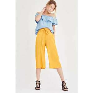 Pantaloni culotte cu snur imagine