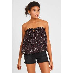 Bluza fara maneci - cu imprimeu cu buline imagine