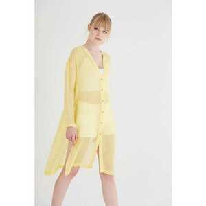 Cardigan semitransparent cu slituri laterale imagine