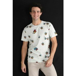 Tricou din bumbac cu imprimeu grafic imagine