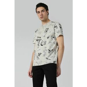 Tricou de bumbac cu imprimeu grafic imagine