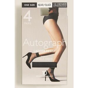 Sosete ciorapi scurti 10 DEN - 4 perechi imagine