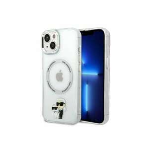 Husa de protectie MagSafe IML Karl si Choupette NFT pentru iPhone 14 - Transparent imagine