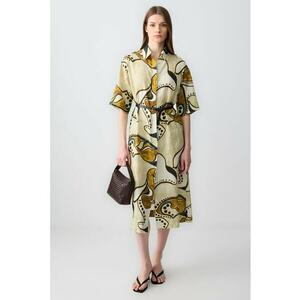 Rochie-camasa midi cu model imagine