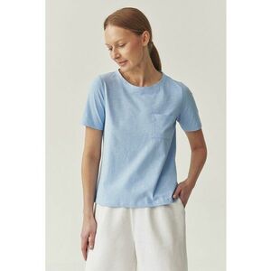 Tricou din bumbac cu buzunar pe piept imagine