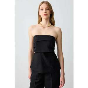 Top de in cu croiala slim-fit imagine