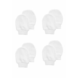 Set de manusi - 4 perechi - Alb imagine