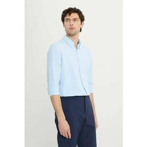 Camasa slim-fit cu guler fixat cu nasturi imagine