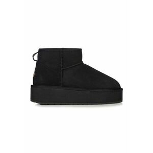 Cizme flatform de piele intoarsa - fara inchidere Stinger imagine