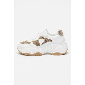 Pantofi sport wedge cu model logo imagine