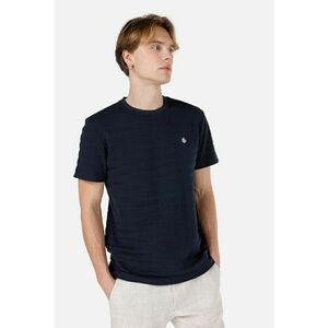 Tricou din bumbac cu decolteu la baza gatului imagine