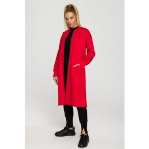Jacheta lunga pentru femei - Rosu - imagine