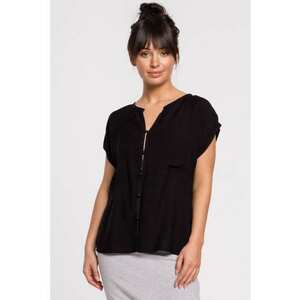 Bluza cu maneci scurte - cu nasturi - imagine