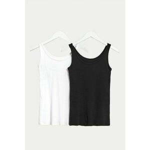 Set de top-uri cu decolteu rotund- 2 piese imagine