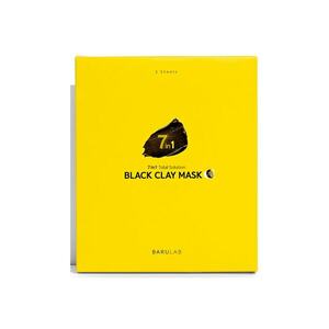 Masca servetel Total Solution 7 in 1 purifianta cu argila neagra - 18g - imagine