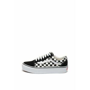 Tenisi flatform unisex - cu insertii de piele intoarsa Old Skool imagine