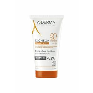 Crema emolienta cu protectie solara SPF50+ pentru pielea sensibila Exomega Control - 150 ml imagine