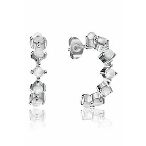 Cercei de otel inoxidabil cu zirconia imagine