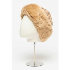 Palarie unisex din amestec de lana cu garnitura de blana sintetica imagine