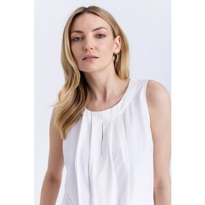 Bluza cu decolteu rotund - fara maneci imagine