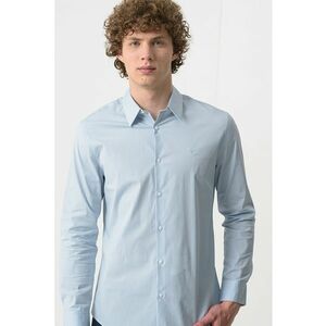 Camasa slim-fit cu model uni imagine
