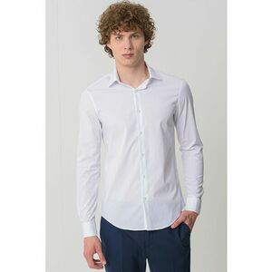 Camasa slim fit din amestec de bumbac imagine