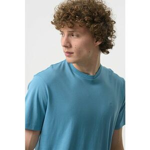 Tricou regular fit cu decolteu la baza gatului imagine