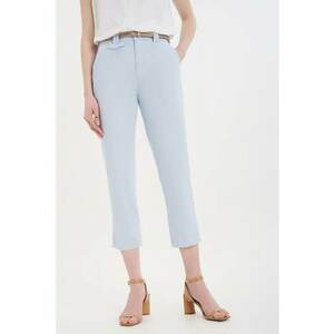 Pantaloni crop cu talie inalta imagine