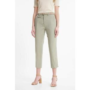 Pantaloni crop cu talie inalta imagine