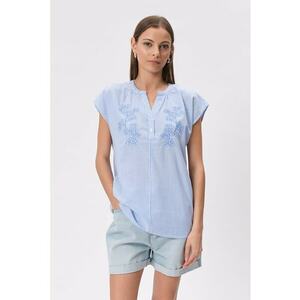 Bluza cu broderie florala imagine