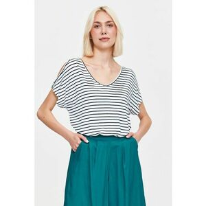 Tricou cu dungi si decupaj imagine