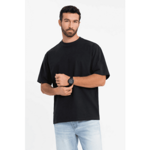 Tricou lejer cu decolteu la baza gatului imagine