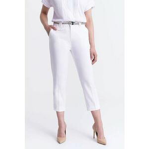 Pantaloni crop cu talie inalta imagine