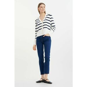 Blugi crop mom fit imagine