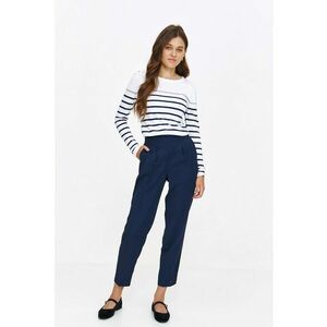 Pantaloni crop cu talie inalta imagine