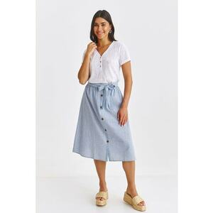 Tricou uni cu decolteu in V imagine