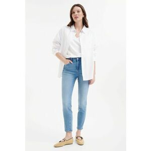 Blugi crop cu croiala skinny imagine