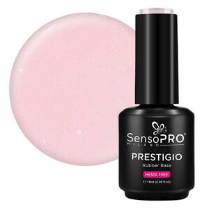 Rubber Base PRESTIGIO - Pink Parfait 15ml imagine