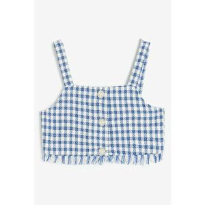 Top crop cu imprimeu imagine