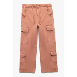 Pantaloni cargo de bumbac cu snur imagine