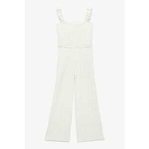 Salopeta tricotata cu broderie imagine