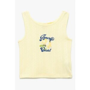 Top cu detaliu brodat imagine