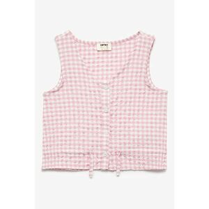 Bluza cu nasturi in carouri imagine