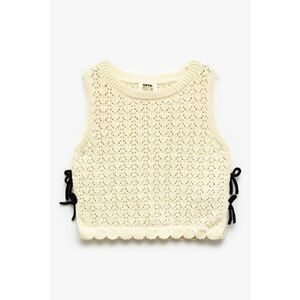 Vesta crosetata cu snururi laterale imagine