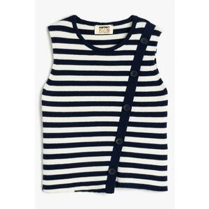 Vesta in dungi cu nasturi decorativi imagine